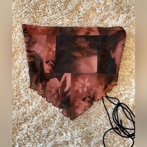 Crop top with fun graphics